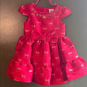 Disney Red Dress with Mickey Mouse Accents
